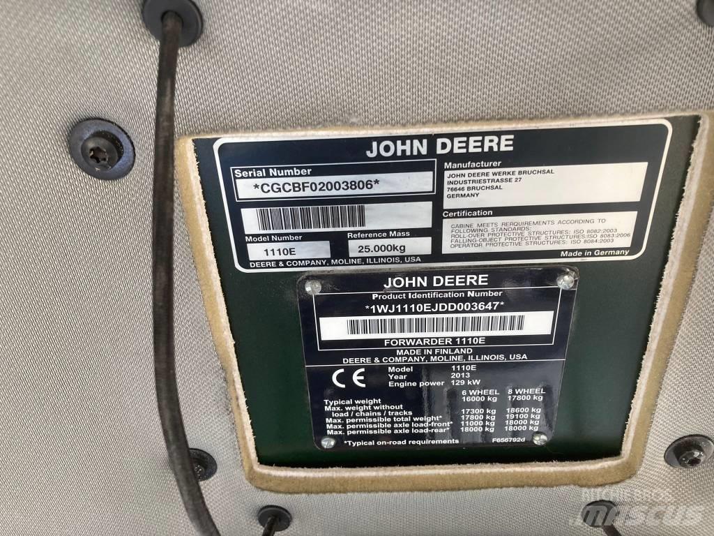 John Deere 1110E Forvarderi