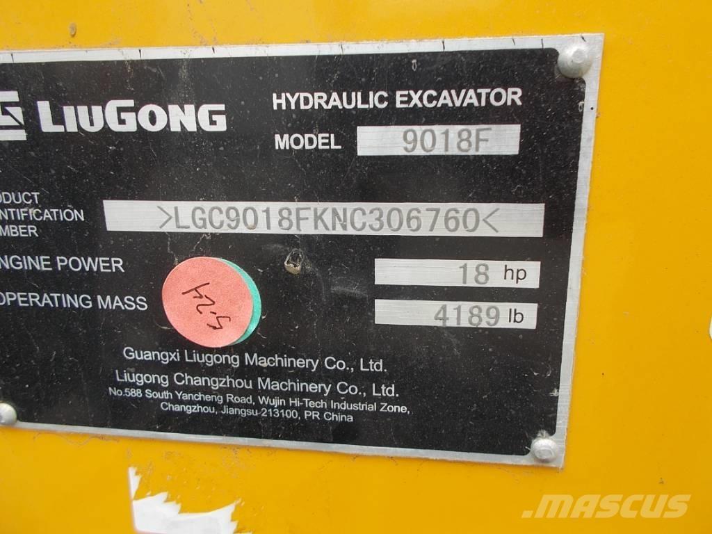LiuGong 9018 F Mini bageri < 7t