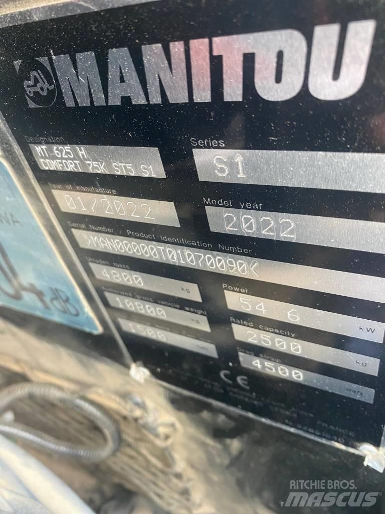 Manitou MT 625 H Teleskopski viljuškari