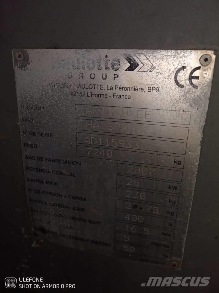 Haulotte HA 16 PX NT Zglobne podizne platforme