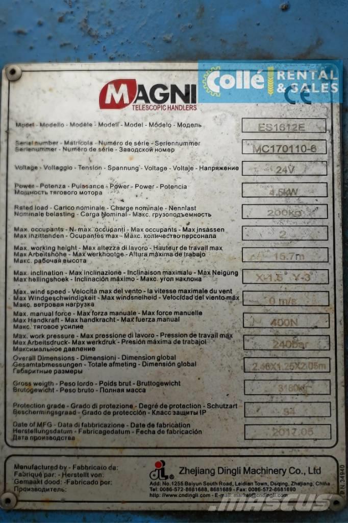 Magni ES 1612 E | 2017 Makazaste platforme