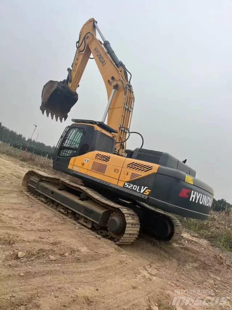 Hyundai Robex 520 VS Bageri guseničari