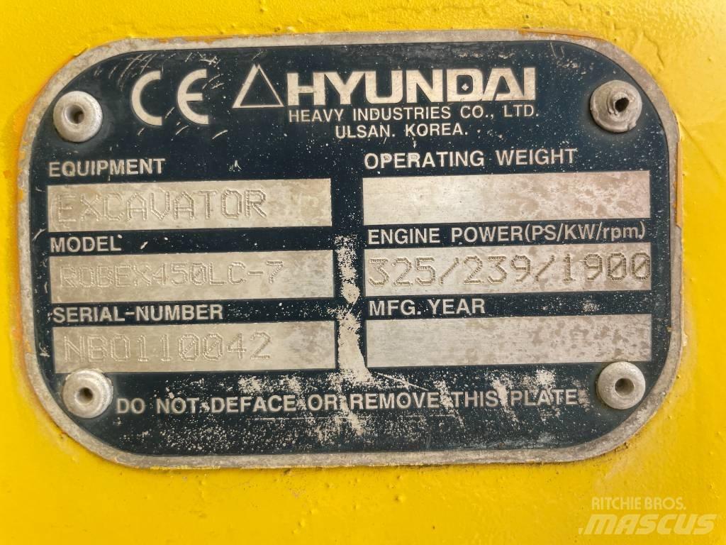 Hyundai R 450 LC-7 Bageri guseničari