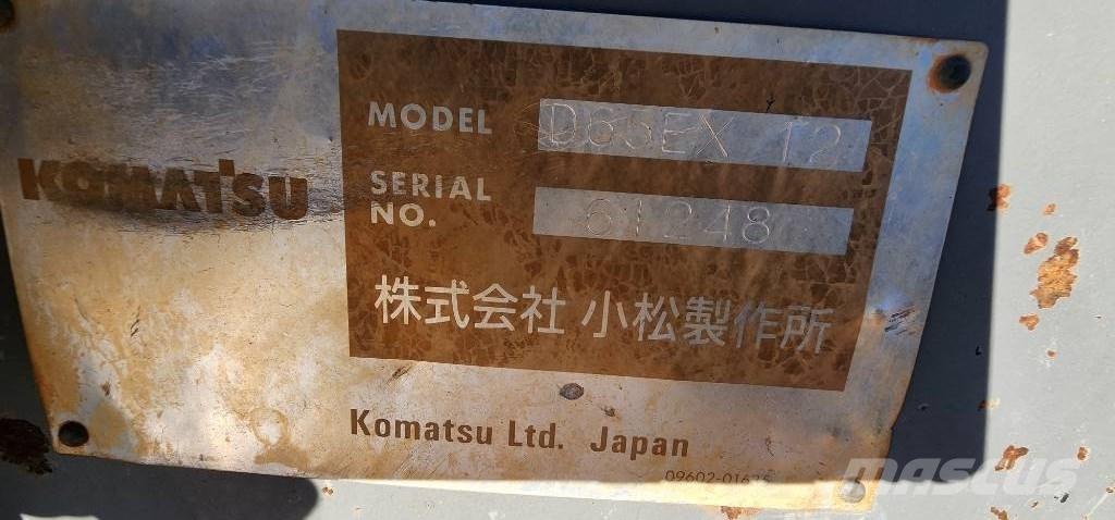 Komatsu D 65 EX 12 Buldožeri guseničari