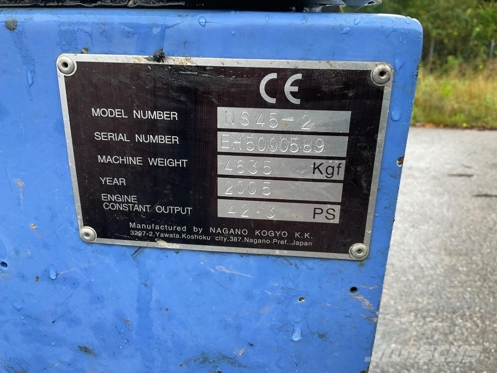 Nagano N50 Ostala oprema za utovarivače i kopače
