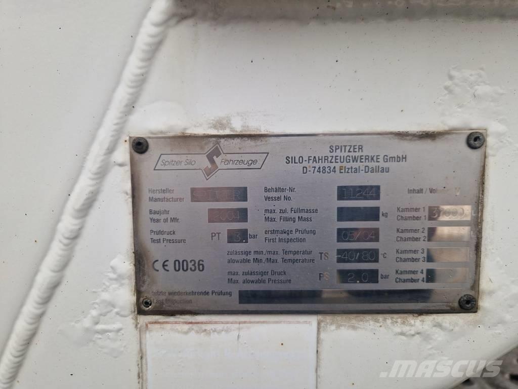 Spitzer SF 2737/2 P Poluprikolice cisterne