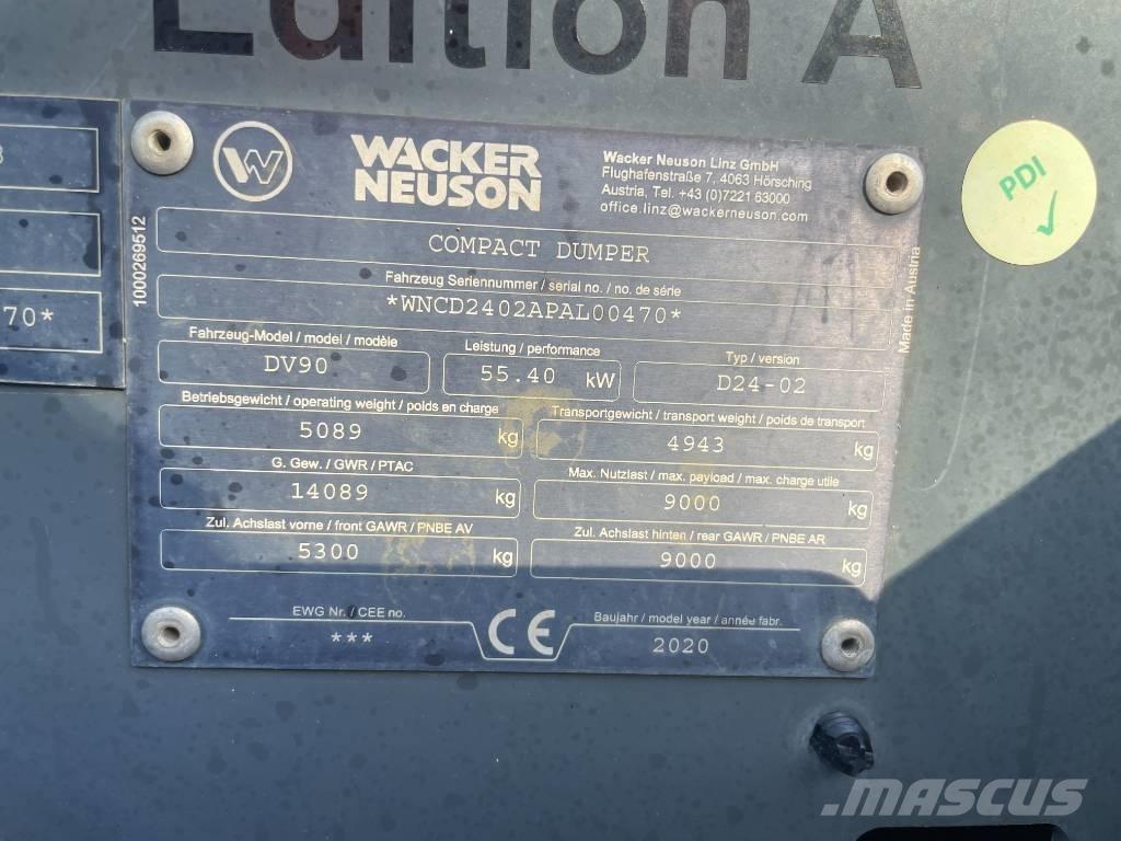 Wacker Neuson DV 90 Damperi za gradilište