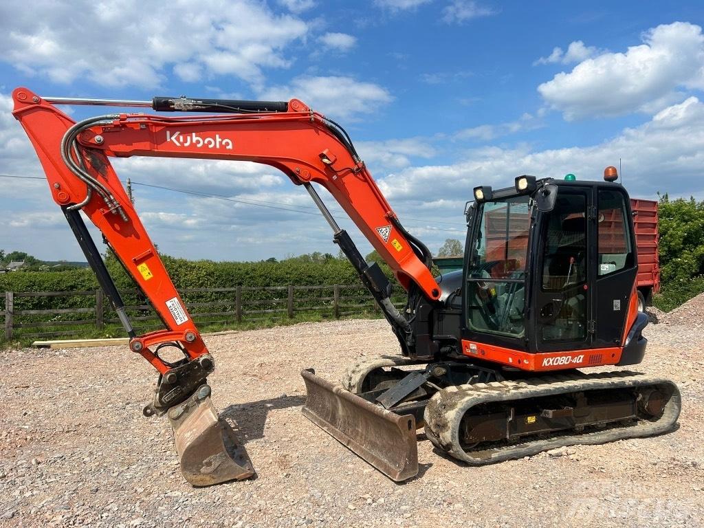 Kubota KX 80-4 Midi bageri 7t – 12t