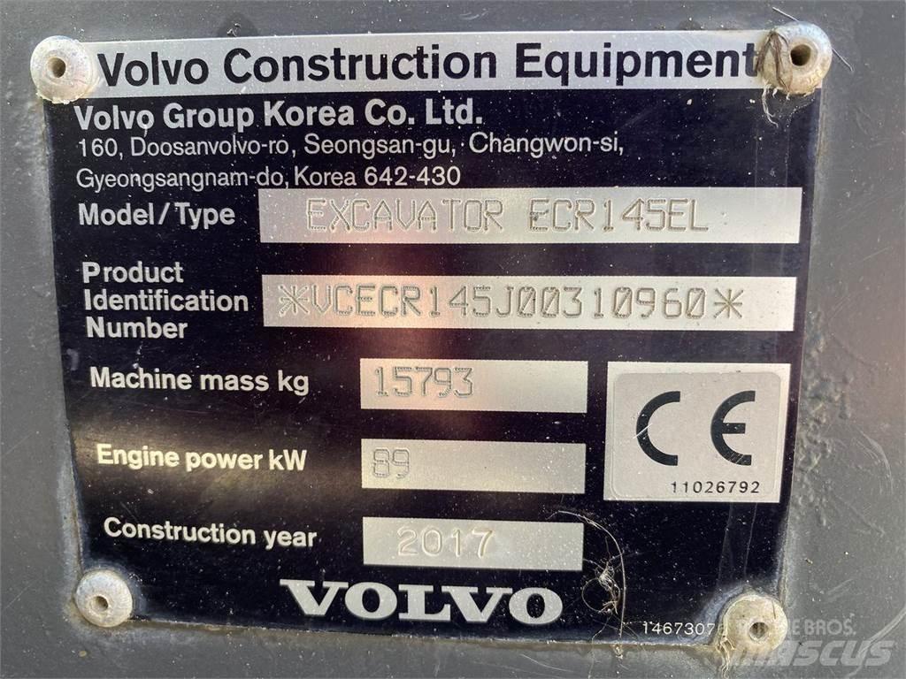 Volvo ECR145EL Bageri guseničari
