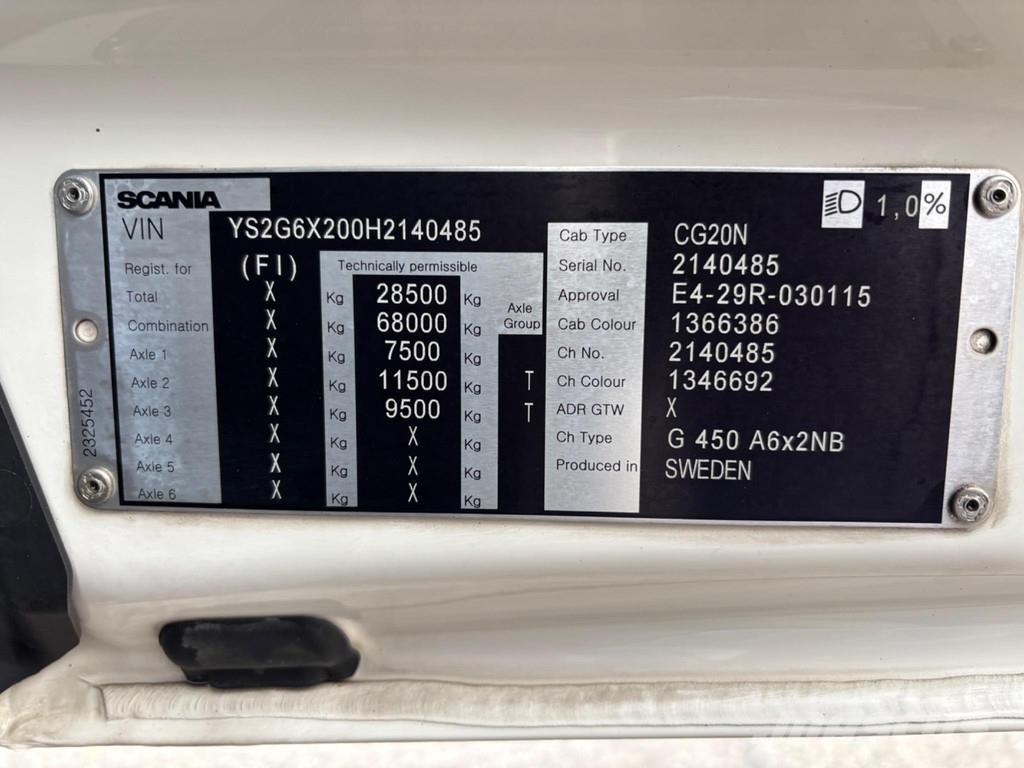 Scania G450 6x2 Tegljači