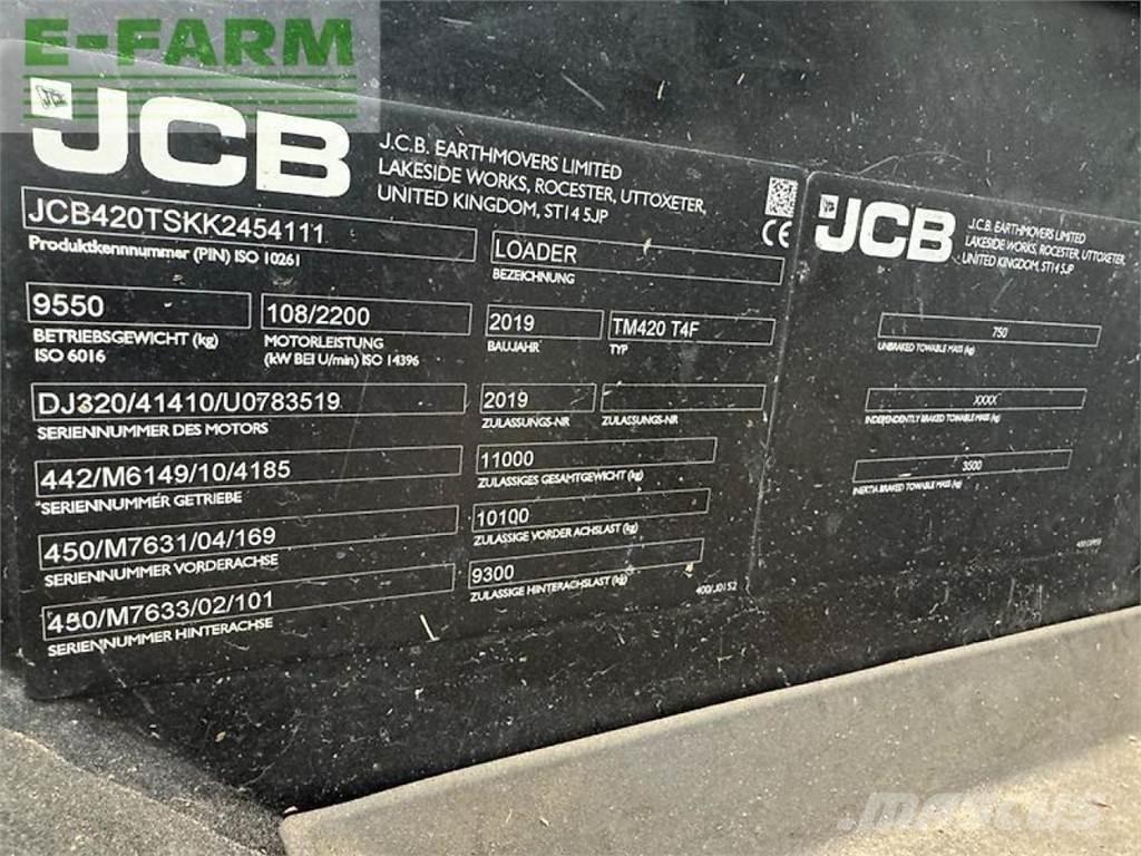 JCB tm 420 Poljoprivredni teleskopski utovarivači
