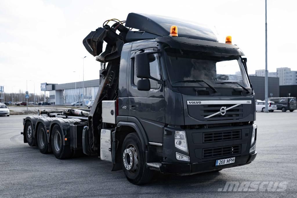 Volvo FM 410 Rol kiper kamioni sa kukom za podizanje tereta