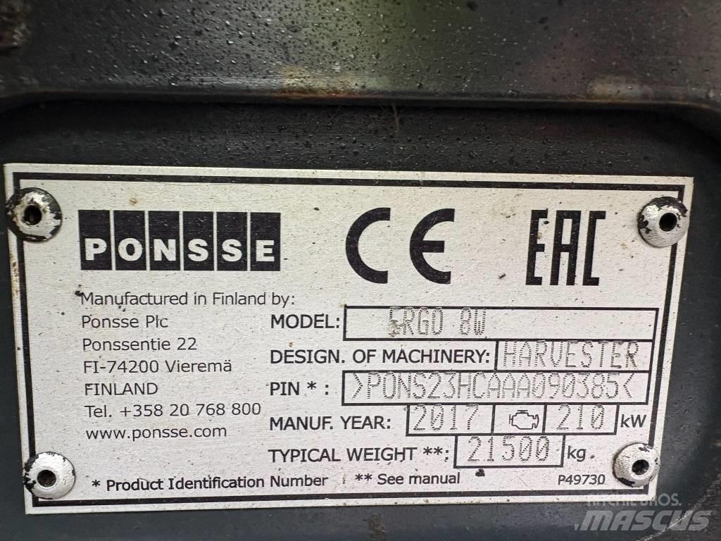 Ponsse Ergo 8W Harversteri