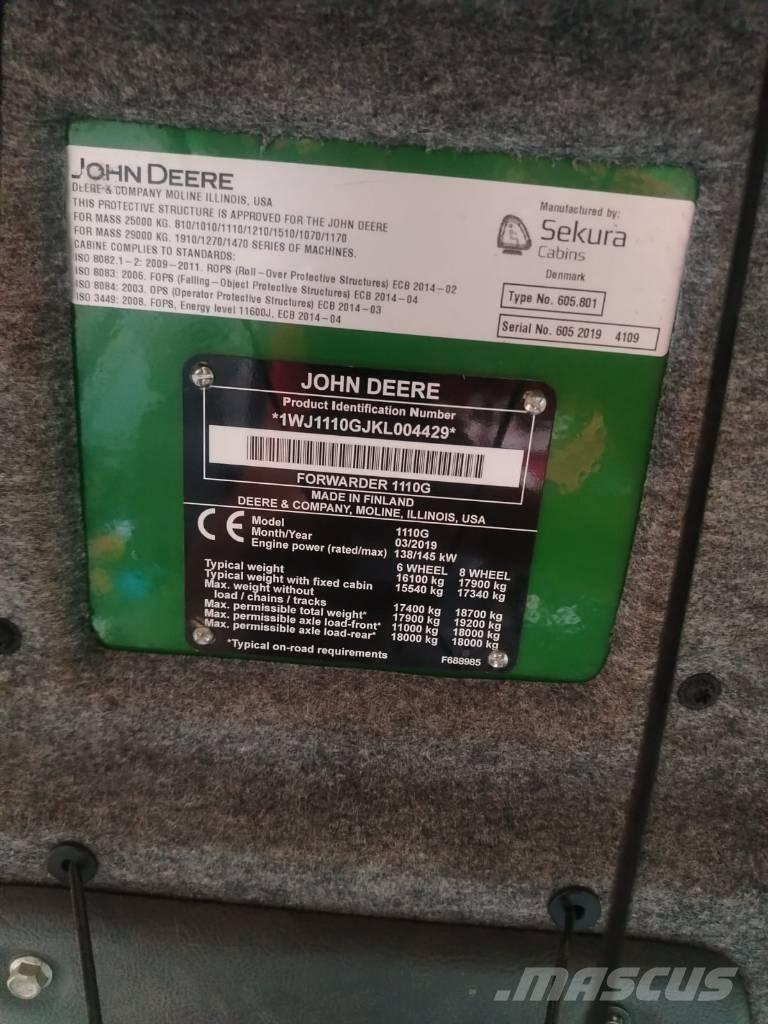 John Deere 1110 Forvarderi