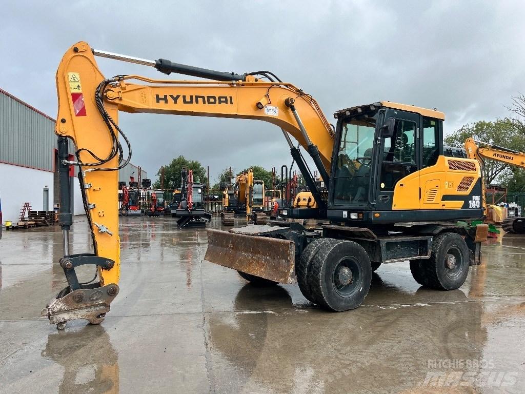Hyundai HW140 Bageri točkaši