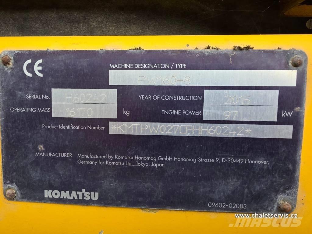 Komatsu PW 160 Bageri točkaši
