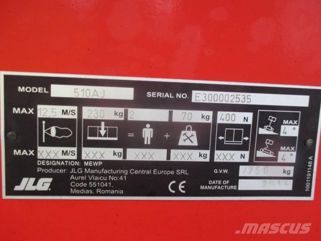 JLG 510 AJ Zglobne podizne platforme