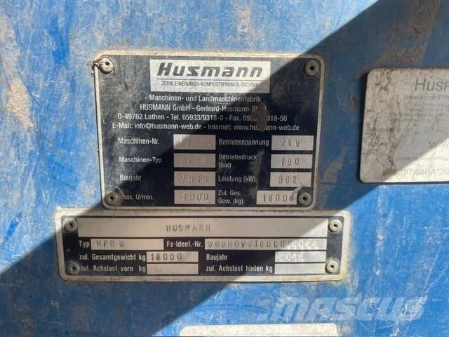 Husmann HFG 6 Mašine za uništavanje otpada