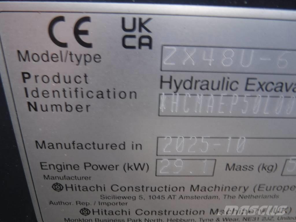 Hitachi ZX 48 U-6 Mini bageri < 7t