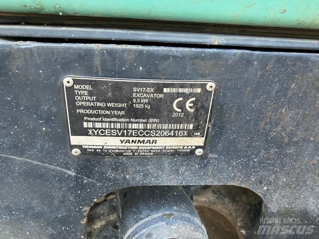 Yanmar SV 17 EX Mini bageri < 7t
