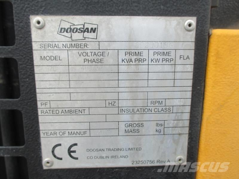 Doosan G 20 Dizel generatori