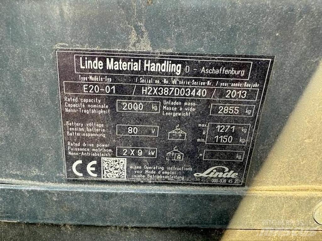 Linde E20-01 Viljuškari - ostalo
