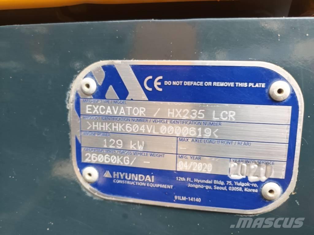 Hyundai HX 235 LCR Bageri guseničari