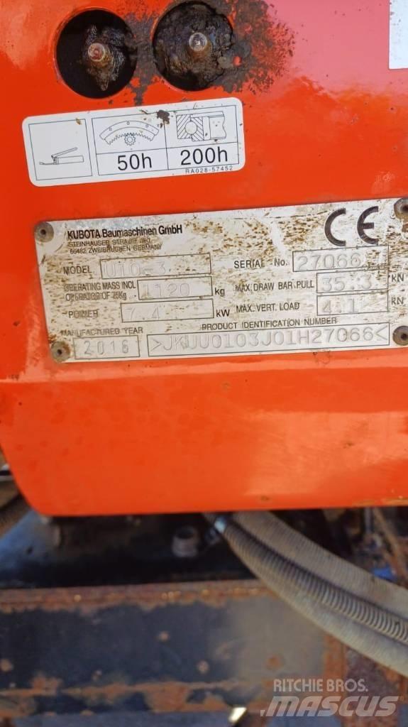 Kubota U10-3 Mini bageri < 7t