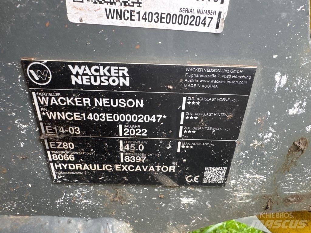 Wacker Neuson EZ80 Bageri guseničari