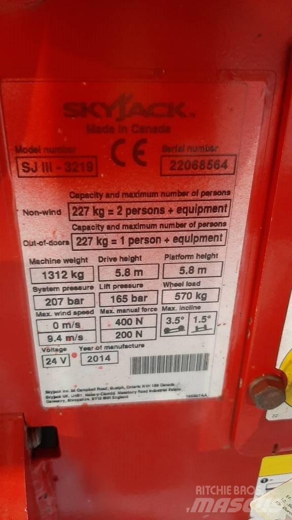 SkyJack SJIII 3219 Makazaste platforme