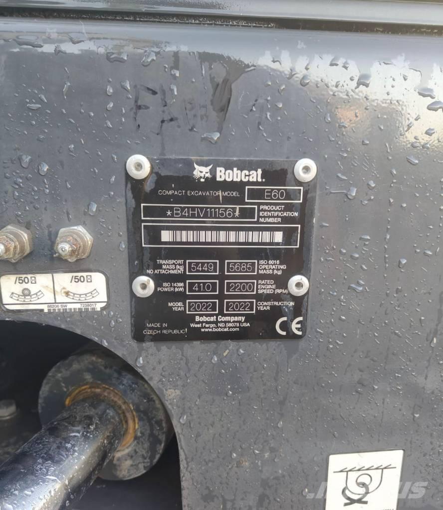 Bobcat E60 Mini bageri < 7t