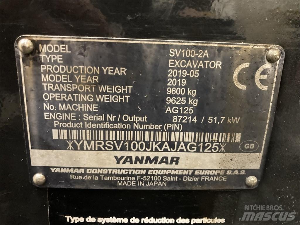 Yanmar SV 100-2A Midi bageri 7t – 12t
