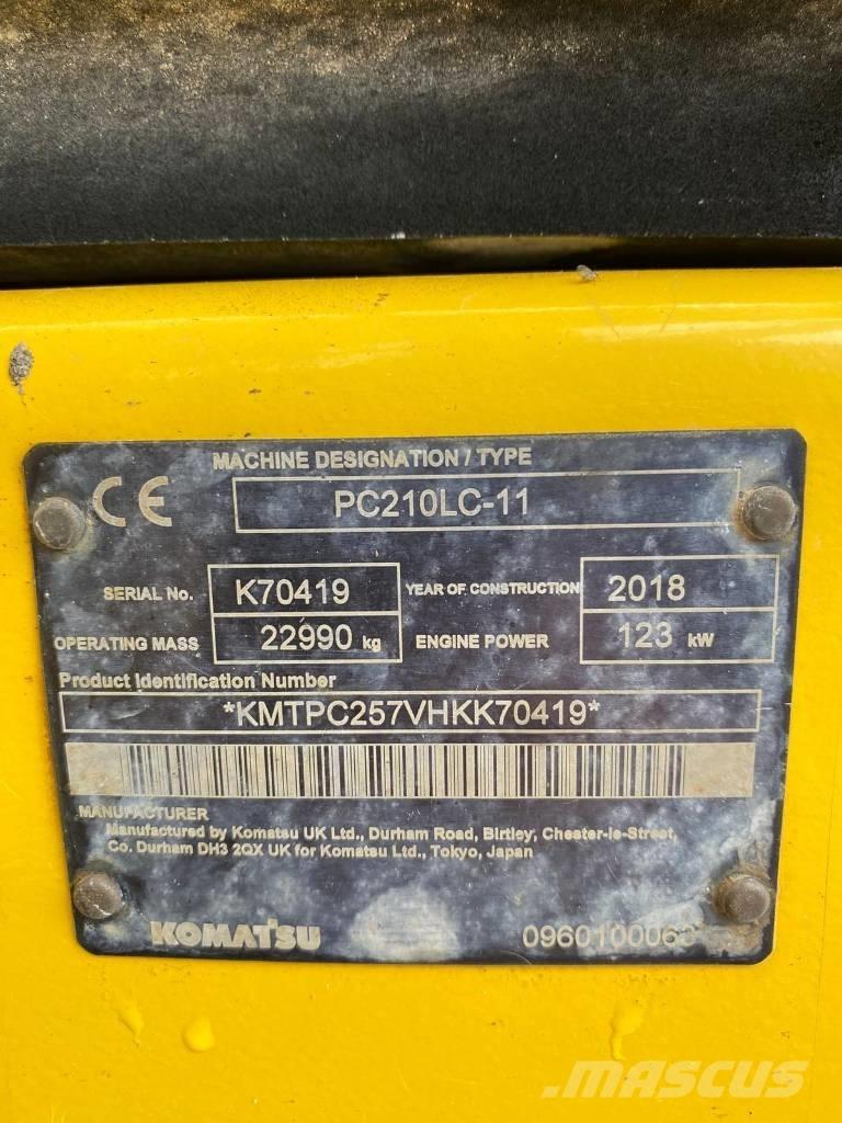 Komatsu PC 210 LC Bageri guseničari