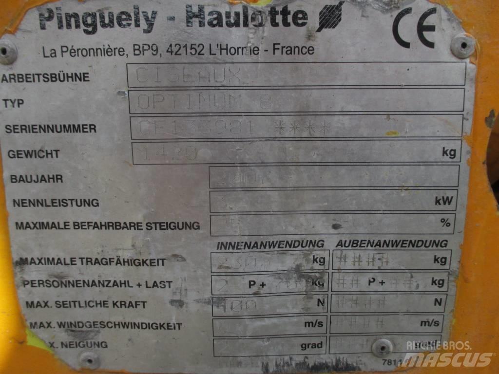 Haulotte Optimum  8 Makazaste platforme