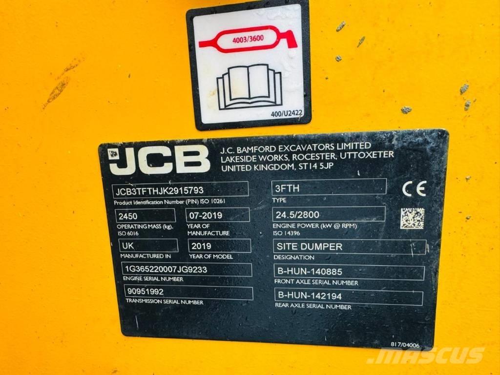 JCB 3 FTH Damperi za gradilište