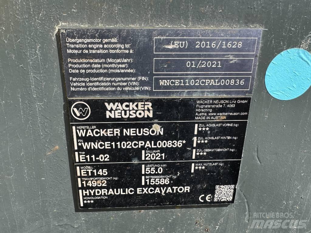 Wacker Neuson ET145 Bageri guseničari
