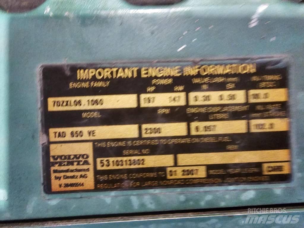 Volvo TAD 650VE Motori za građevinarstvo