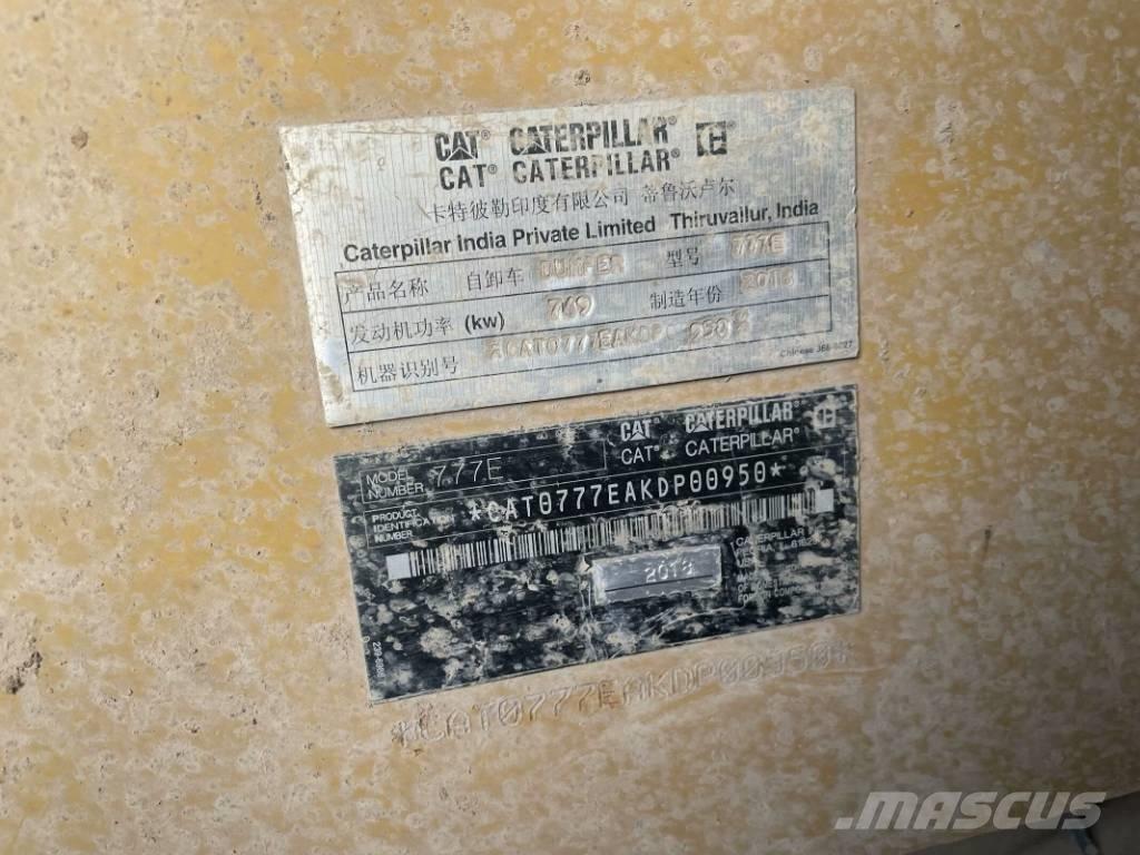 CAT 777e Kiper prikolice