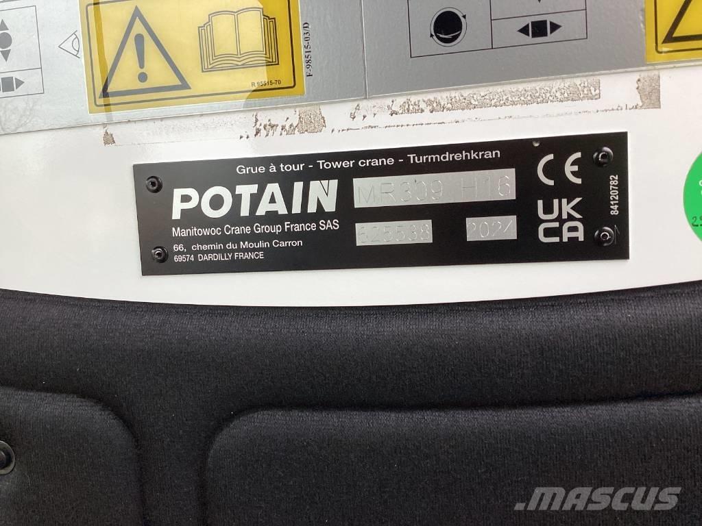 Potain MR309-H16 Kranovi tornjevi