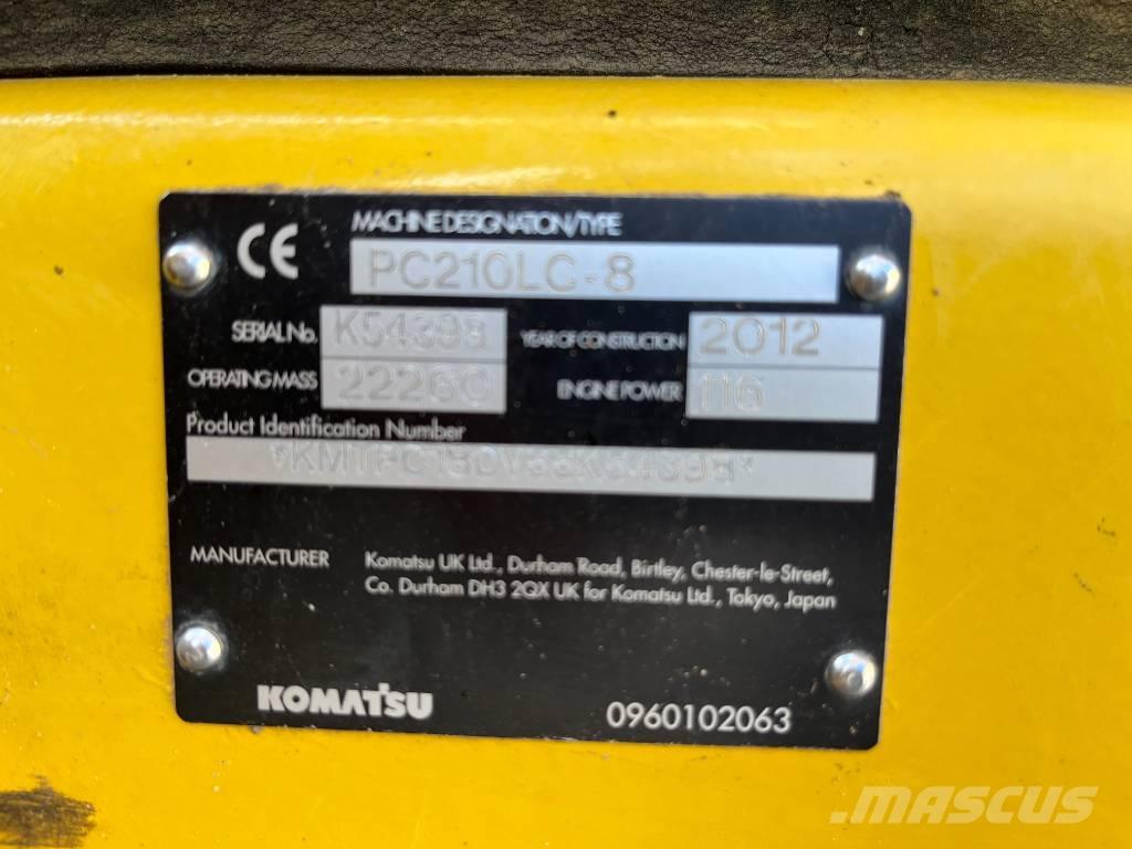 Komatsu PC 210 LC-8 Bageri guseničari