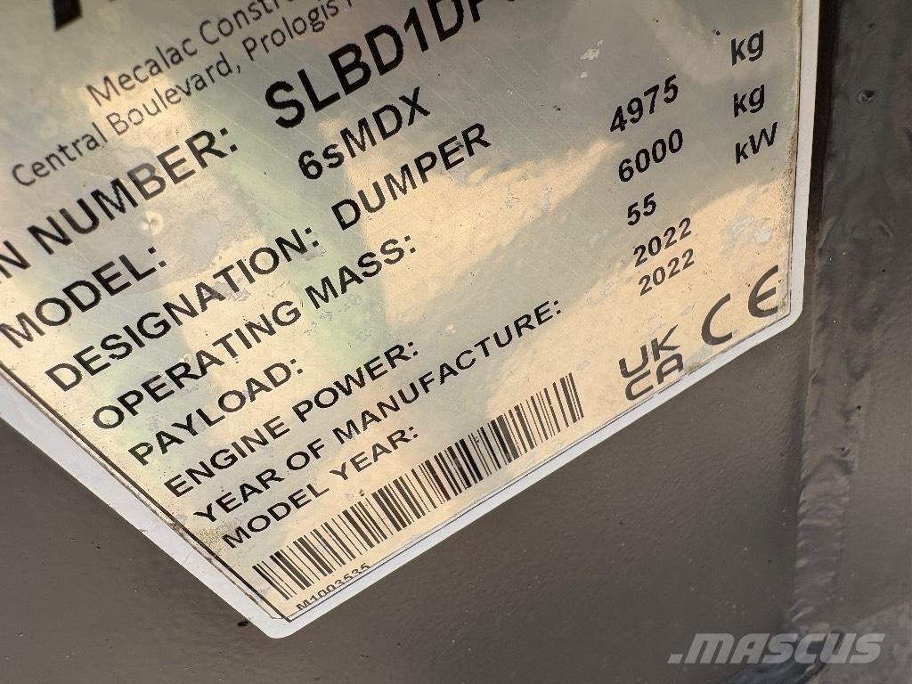 Mecalac 6 SMDX Damperi za gradilište