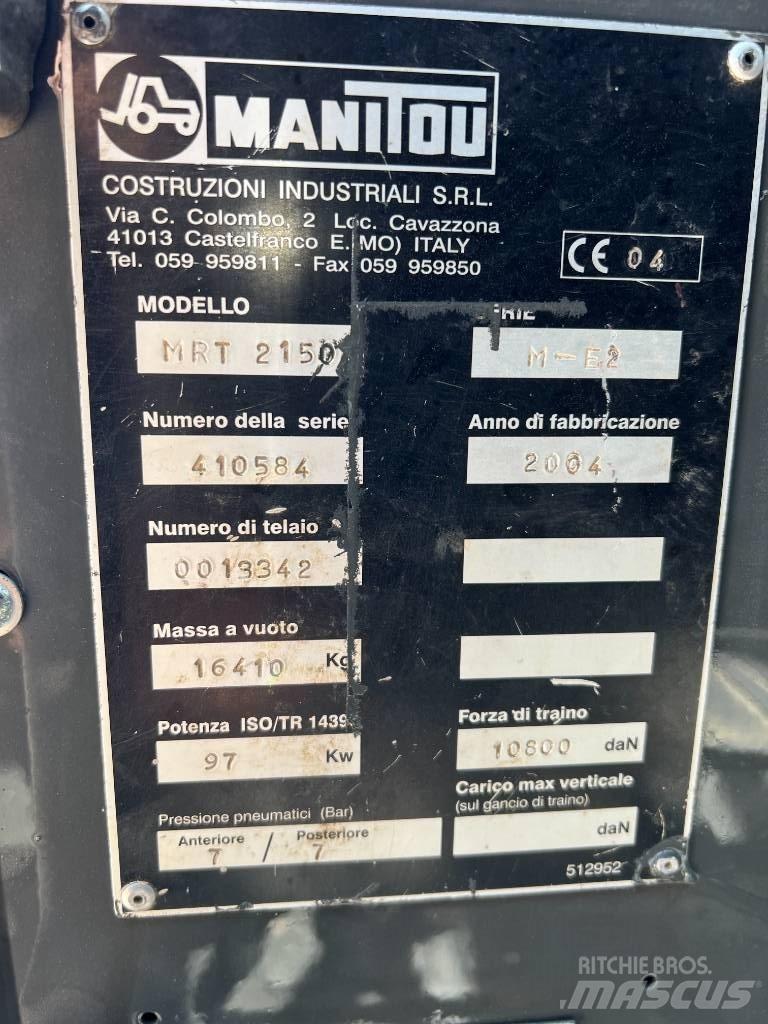 Manitou MRT 2150 Teleskopski viljuškari