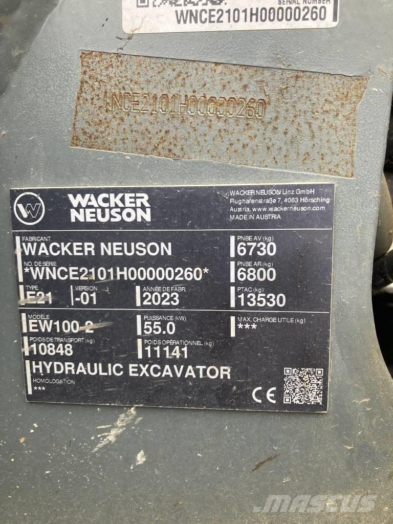 Wacker Neuson EW 100 Bageri točkaši