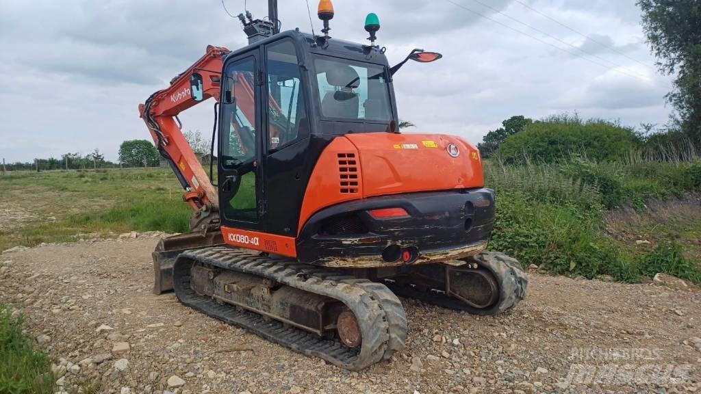 Kubota KX 080-4 Midi bageri 7t – 12t