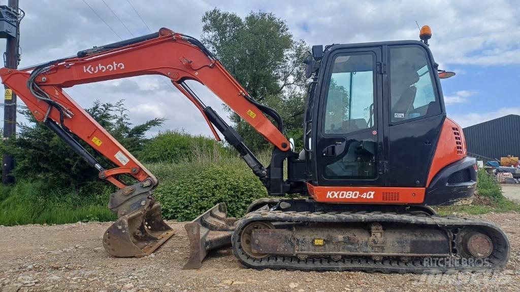 Kubota KX 080-4 Midi bageri 7t – 12t
