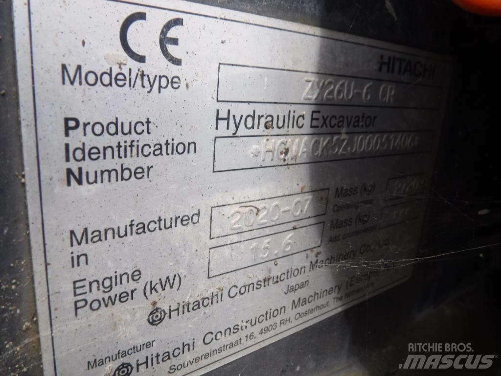 Hitachi ZX 26 U-6 Mini bageri < 7t