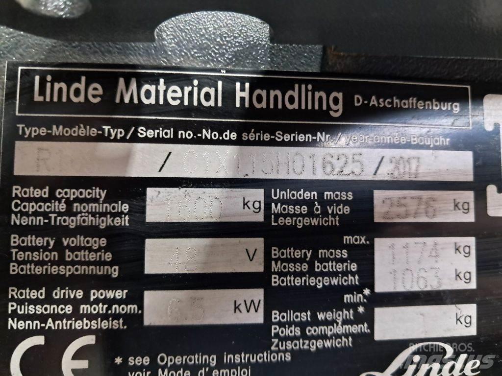 Linde R16S Viljuškari sa pomičnim stupom