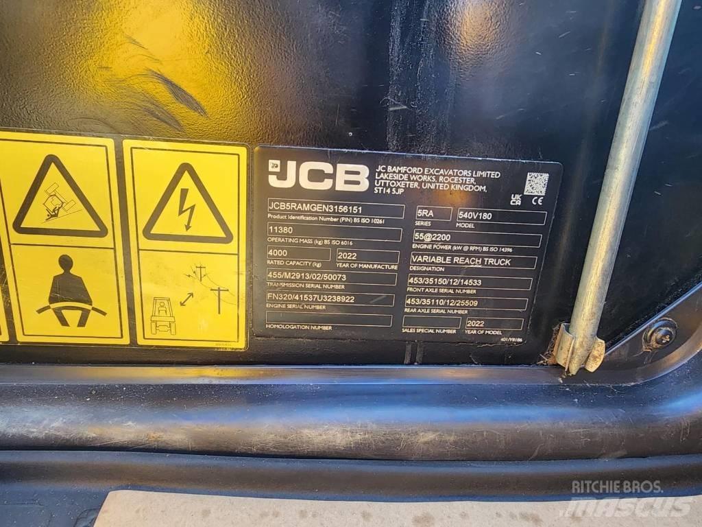 JCB 540-180 Teleskopski viljuškari