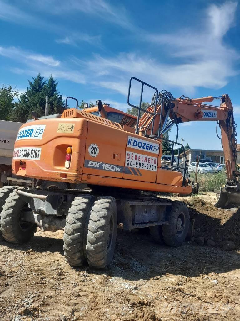 Doosan DX 160 W-3 Bageri točkaši