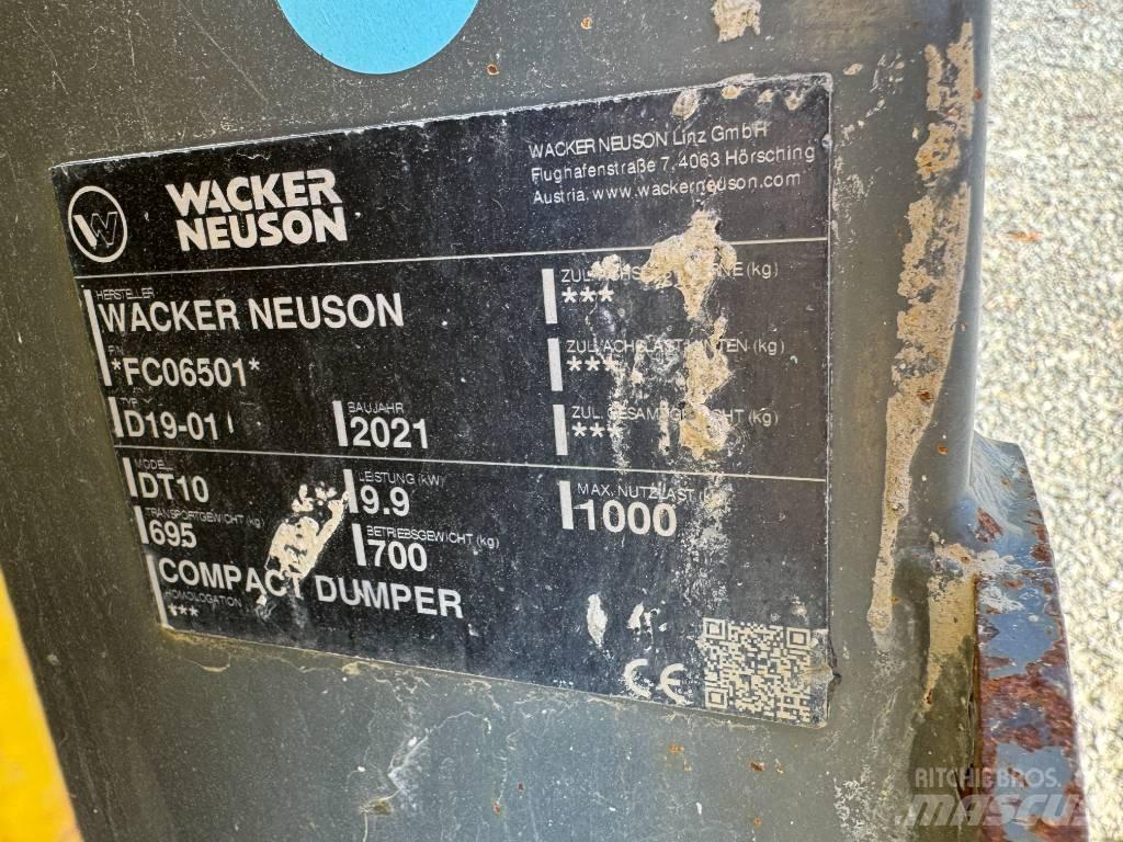 Wacker Neuson DT10 Damperi na gusenice